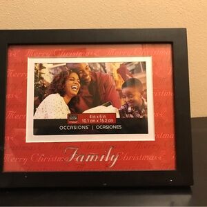 Family Photo Frame - Black